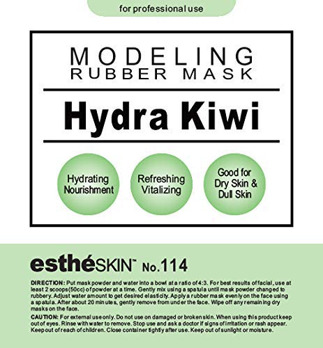 No.114 Hydra Kiwi Modeling Mask Powder for Professional Facial Treatment, 35 Oz. (1 pack)