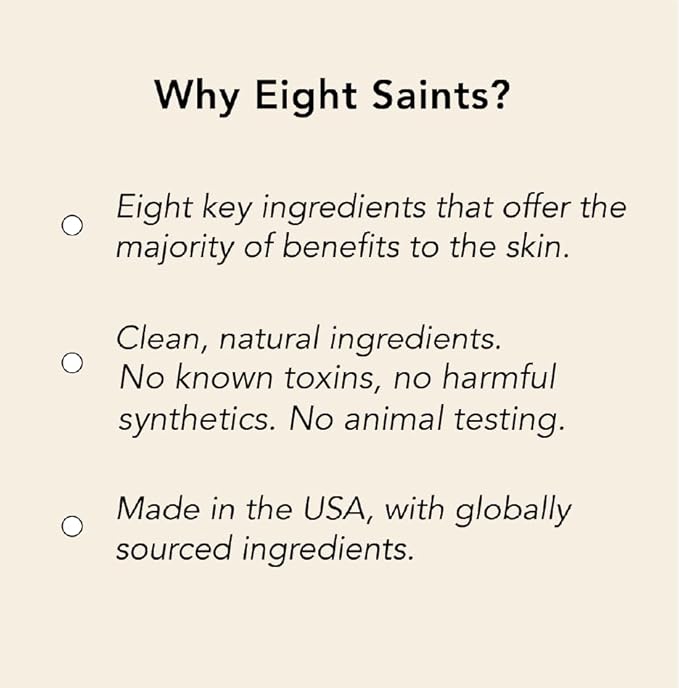 Eight Saints Retinol Skin Care Serum Treatment For Firming Face Lines & Eye Wrinkles, Deep Hydrating Facial Skincare Serum For Anti Aging, 1 Ounce