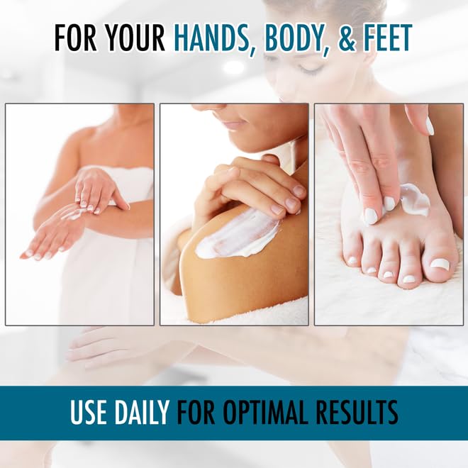 GLY MIRACLE Moisturizing Body Cream Lotion, 16 ounce - Non-Greasy Skin Humectant for Extremely Dry Skin, Hands, Body, and Feet, Light Fresh Scent with Pure Glycerin for Nourishing Hydration.