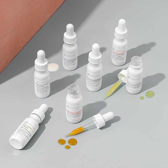 Glo Skin Beauty The Solution Serums Set | Target and Treat Specific Skin Concerns Including Dryness, Fine Lines, Hyperpigmentation, Blemishes, and Sensitivity
