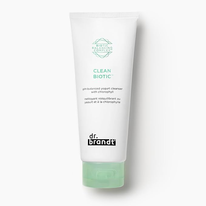 Dr. Brandt Clean Biotic - pH-Balancing Yogurt Cleanser - Melts Away Dirt, Debris, Pollution, Makeup, Sunscreen & Excess Oil - 3.5 fl oz