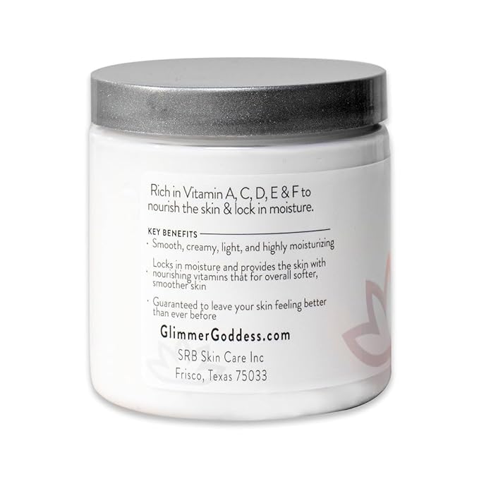 GLIMMER GODDESS Organic Body Butter - 8oz (Mango Vanilla)