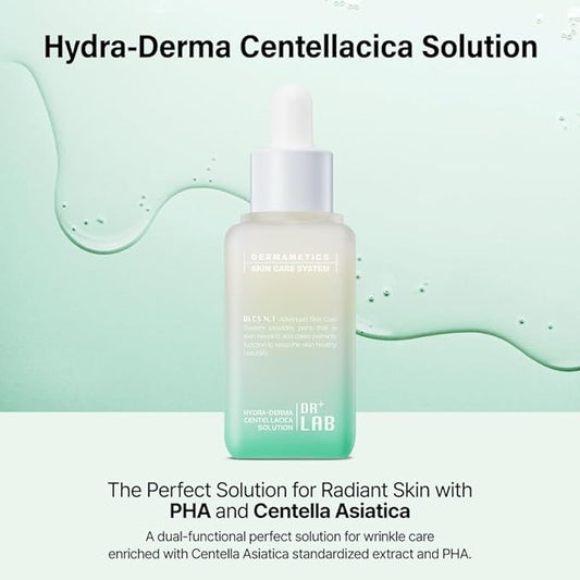 Hydra-Derma Centellacica Solution 1.69 fl oz /50ml Skin Barrier Strengthening Repair Serum Glowing Hydrating Korean Skincare