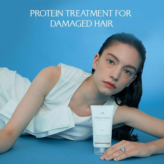 LA'DOR Hydro LPP Keratin Hair Treatment - Anti Frizz Conditioner Mask for Dry, Damaged, Color Treated, Gray Hair - Hydrolyzed Collagen (2. 5.07 Fl Oz)