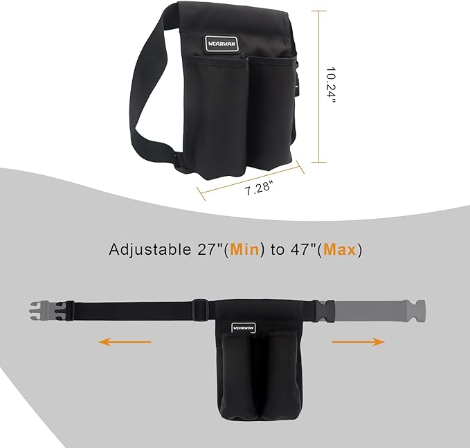 Massage Oil Holster, Adjustable and Durable Massage Holster, Bag only, Bottle not Included