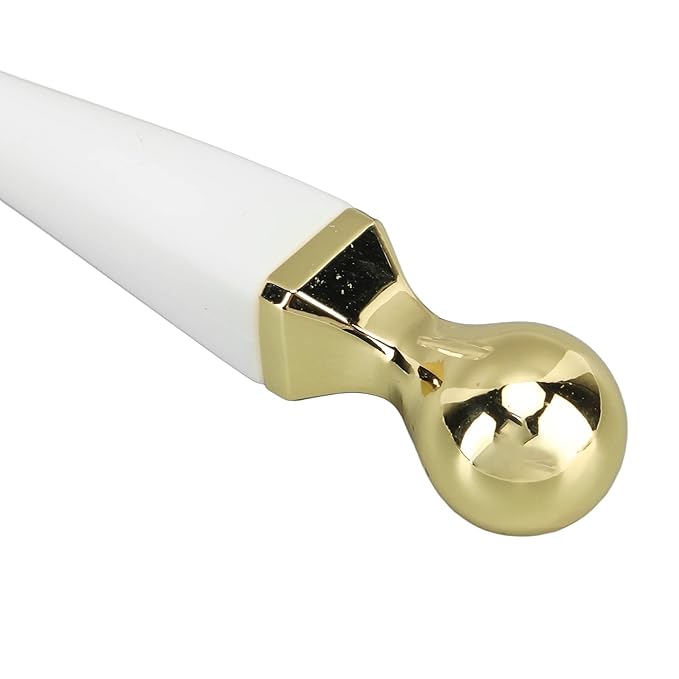 2pcs Metal Face Mask Spoon Anti Wrinkle Eye Fatigue Relief Massage Stick Cream Scoop, Metal Eye Cream Applicator Face Roller Massager Tool, Reducing Puffiness Wrinkle