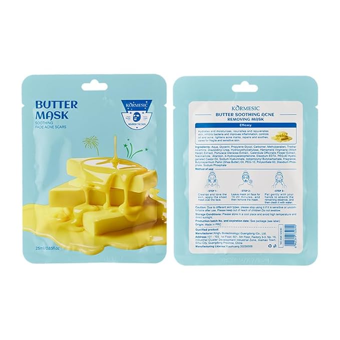 10-Piece Butter Moisturizing & Nourishing Mask Set - Essential Skincare for Men and Women (COLOR-5)