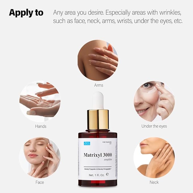 Forest of the Borges's Matrixyl 3000 Amplifier Serum 1.0 fl. oz. cosmetic ingredients for face, neck and skin, wrinkle