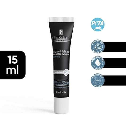 Advanced Rejuvenating Eye Cream for Dark Circles and Puffiness – Anti-Aging Eye Treatment with Peptides Stem Cells and Shea Butter – Firms Smooths and Hydrates Under Eye Area