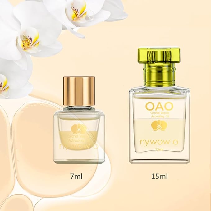 Orchid Hydration Facial Oil, Lightweight Botanical Face Oil for Deep Moisture & Radiance, Plant-Derived, for Dry & Sensitive Skin, 0.51oz