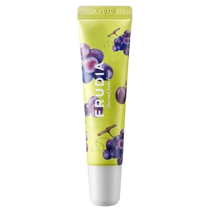 WELCOS FRUDIA Grape Honey Chu Lip Essence - Korean Lip Balm for Men & Women | Lip Plumper Gloss Organic Lip Balm Tubes for Lip Care | Essence Lip Oil Lip Moisturizer for Very Dry Lips (0.33 Fl oz)