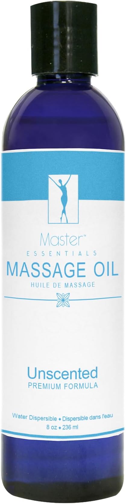 Master Massage Superior Grade Massage Oil, Unscented (8 Fluid Ounces)