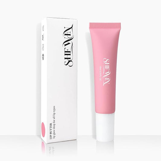Tinted Lip Butter Balm - Vegan Lip Balm for Instant Moisture, Shine & Hydration - Sheer-Tinted, Soothing Skincare (Sweet Candy)
