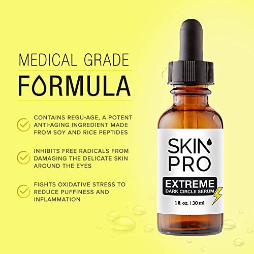 Extreme Dark Circle Serum - Under Eye Treatment for Dark Circles, Puffiness, Wrinkles & Fine Lines - Revitalizing, Anti-Aging & Eye Depuffer Serum for Eye Skin Care l 30 ml
