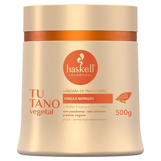 Haskell - Linha Tutano Vegetal - Mascara 500 Gr - (Vegetal Marrow Collection - Mask Net 17.64 Oz)
