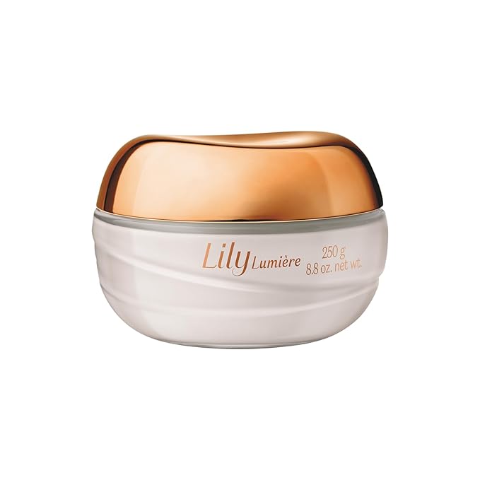 O Boticário Lily Lumiere Satin Cream, Hydrating Body Cream, 24 Hour Fragranced Body Butter for Dry Skin, 8.8 Ounce