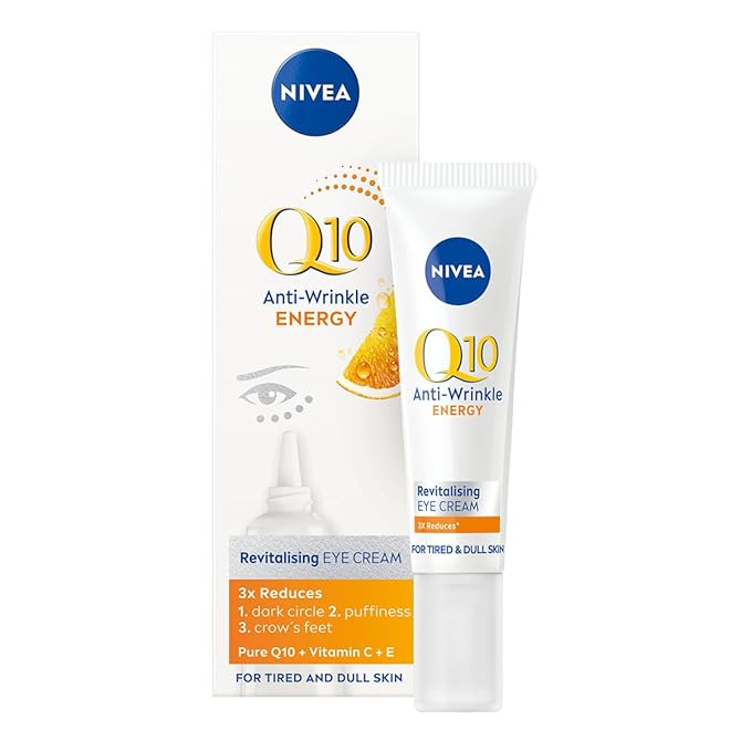 NIVEA Q10 plusC Anti-Wrinkle + Energy Eye Cream 1er Pack (1 x 15 ml)