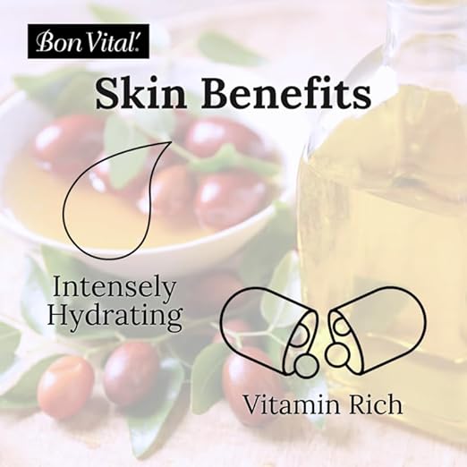 Bon Vital' Deep Tissue Massage Lotion for Deep Tissue Massages and Muscle Relaxation, Moisturizer Leaves No Greasy Feeling, Penetrates Deeply to Repair and Soften Skin, 1 Gal, Label may Vary