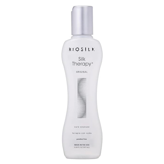 BioSilk Silk Therapy Original, Reconstructing Treatment For Adding Shine & Helping Prevent Split Ends, Sulfate, Paraben, & Cruelty-Free, 5.64 Oz