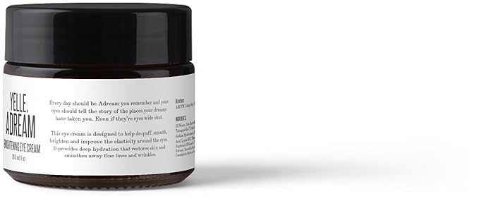 Yelle. Skincare | A-Dream Brightening Eye Cream Plant-Based Eye-Cream Use To Smooth, Brighten, and Improve The Elasticity Around The Eyes | 1oz