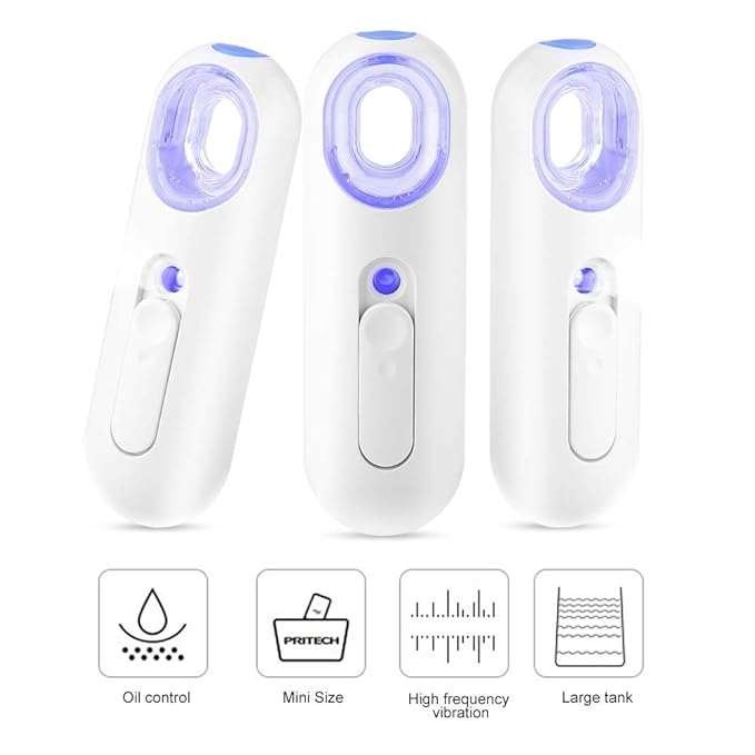 Nano Facial Mister, 25Ml Mist Sprayer, Portable Nano Atomization Machine Handy Mist Spray Facial Steamer Nebulizer Face Moisturizing for Hydrating Face Dry