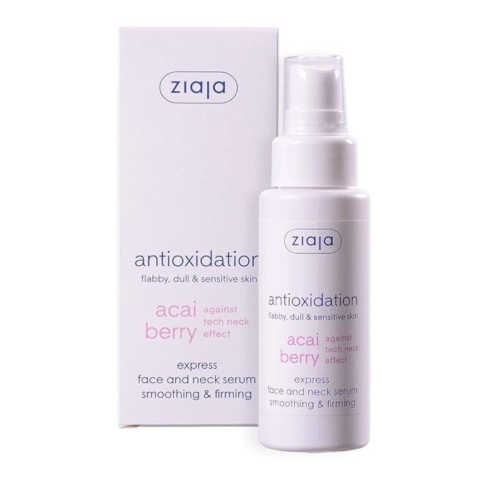 Ziaja ACAI BERRY SMOOTHING-FIRMING FACE NECK EXPRESS SERUM 50ml