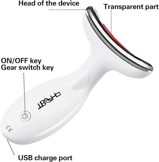 TBPHP Electric Tightening Massager Face Neck Massager Wireless for Skin Care Tightens and Lifting