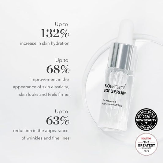 BIOEFFECT EGF Serum, Eye Serum, Eye Mask Skincare Set: Firming Favorites, with Barley Growth Factor
