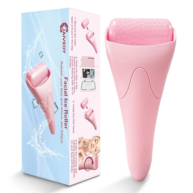 Ice Roller, Upgrated Ice Roller for Face, Eye Puffiness Relief, Prevents Wrinkles, Srinks Pores, Ice Face Roller Skin Care Products, Wonderful Christmas Gifts for Girls Women Sister Daughter Her