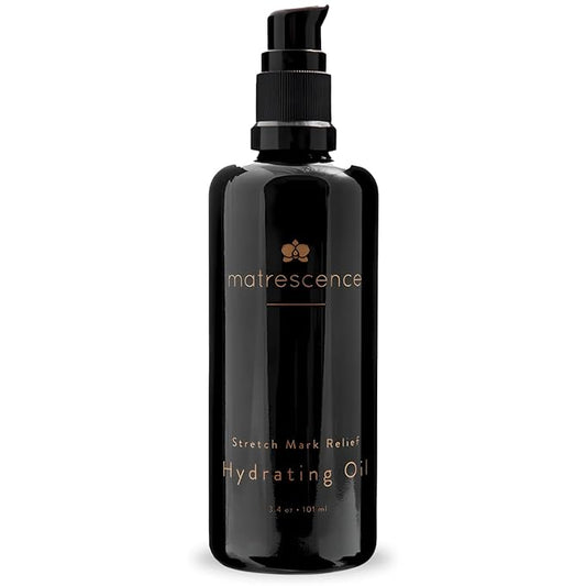 Stretch Mark Relief Hydrating Belly Oil (3.4oz/101ml) | Spa-Quality Maternity Skin Treatment | Pregnancy-Safe Skincare Made for Mom | Non-Greasy Moisturizing Skin Essentials for Mom