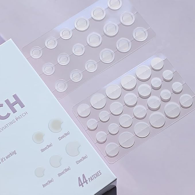 ASAP Active Spot Alleviating Patch 44 Patches (DUO) 8mm, 10mm, 12mm Spot patches - Premium Hydrocolloid Dressing Dots | Simple & Easy Active Treatment