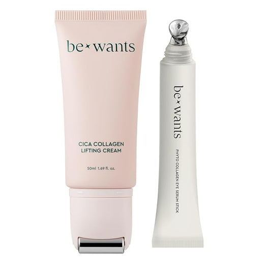 [K-Beauty] Bewants Cica Collagen Lifting Cream(1.7 fl oz) and Phyto Collagen Roll-On Eye Cream