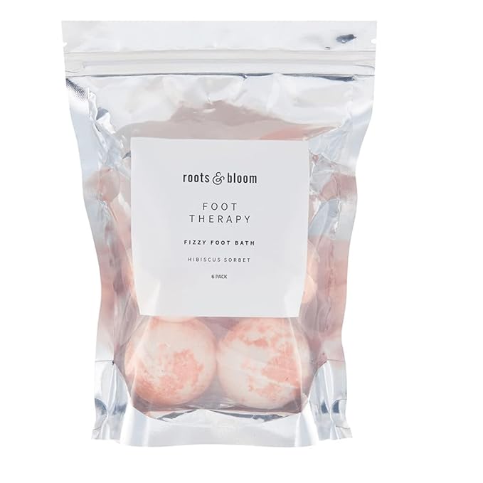 Roots & Bloom Moisturizing Foot Spa Soak | Hydrates Dry Cracked Heels, Soothes Tired Aching Feet