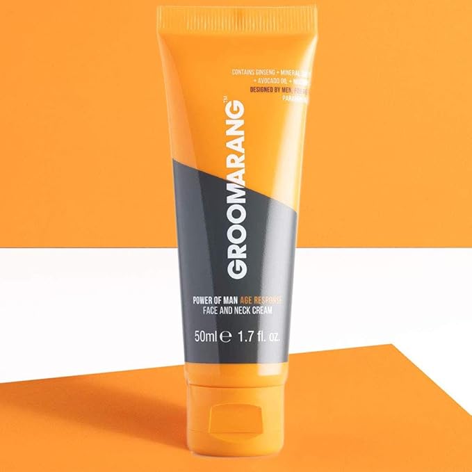 Power Of Man 'Age Response' Day & Night Anti Ageing Cream - For Face And Neck - Contains Avocado Oil Mineral Salts Ginseng Root & Niosomes