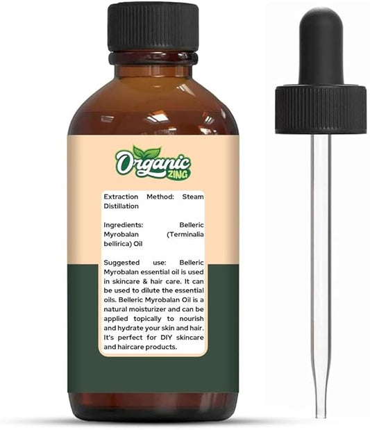 Belleric Myrobalan (Terminalia bellirica) Oil | Pure & Natural Essential Oil for Skincare & Hair Care - 30ml/1.01fl oz