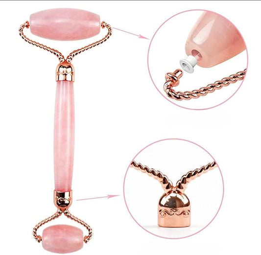 Pink Butterfly Facial Roller and Gua Sha Tool Set – Complete Gua Sha Facial Tool Kit with Pink Roller and Face Massager for Women – Butterfly Guasha Face Tool for Lifting – Facial Roller Guasha Set