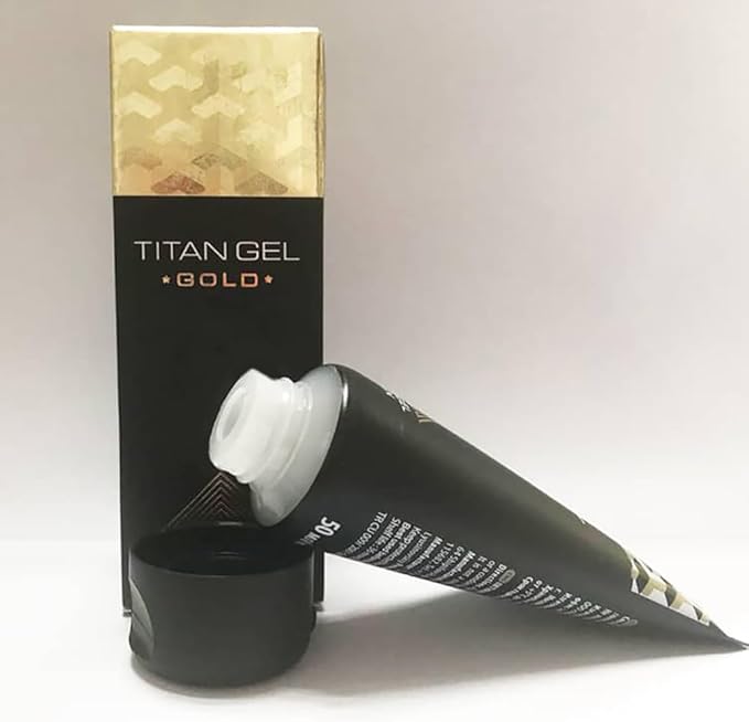 2in1 Massage Cream Titan Gel Gold Original with Titan Gel Red