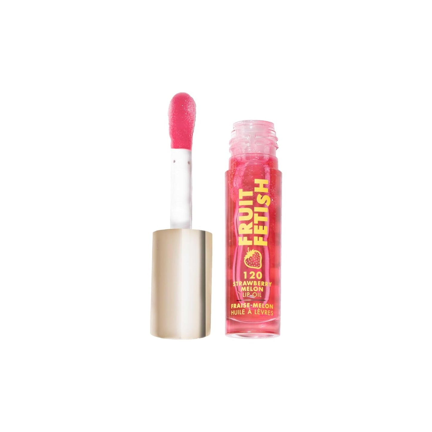 Milani Lip Oil with Vitamin E for Instant Hydration, Fruit Extract Infused Lip Treatment and Moisturizing Lip Gloss - Strawberry Melon