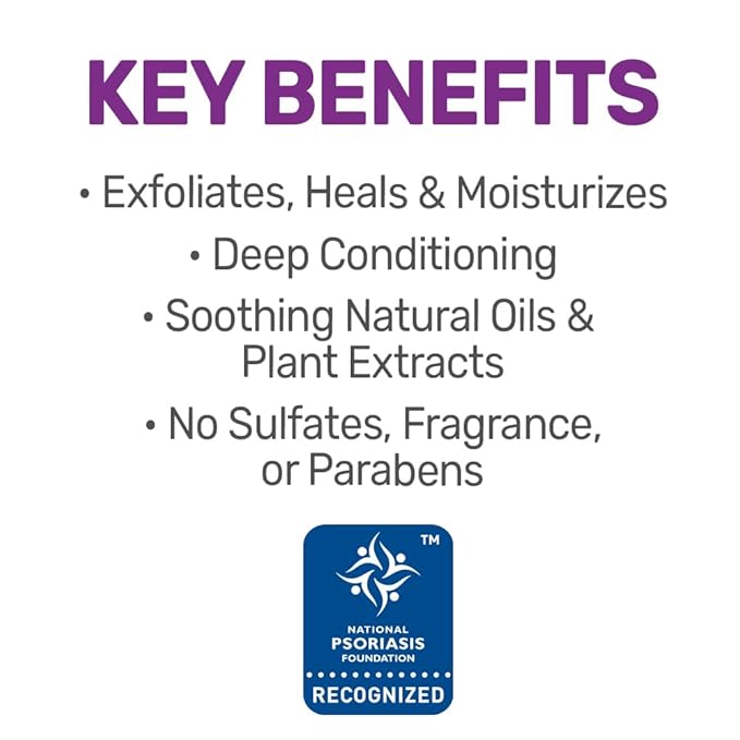 MG217 Deep Conditioning Salicylic Acid Scalp Treatment for Psoriasis, Exfoliates, Heals, Moisturizes, Hyaluronic Acid, Natural Oils, Plant Extracts, Sulfate free, Paraben Free, Fragrance Free, 6 floz