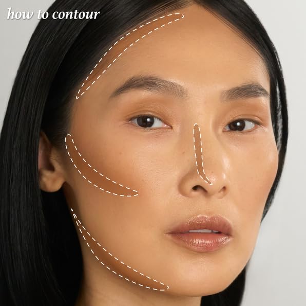 Julep Skip the Brush Cream to Powder Bronzer & Contour Stick - In Paradise Darker skin tones - Long Lasting Blendable and Buildable Color -Multi-Use 2-in-1 Blush and Lip Makeup Stick