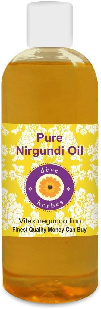 dève herbes Pure Nirgundi Oil (Vitex negundo linn) 200ml (6.76 oz)