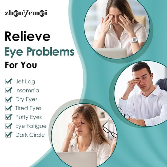 Steam Eye Mask 20 Packs, Self Heating Sleep Mask for Dry Eyes, Fatigue, Dark Circles, Comfortable Moist Warming Eye Mask, Disposable Heated Mask, Gift for Women, Men, Mum, Dad (Lutein)