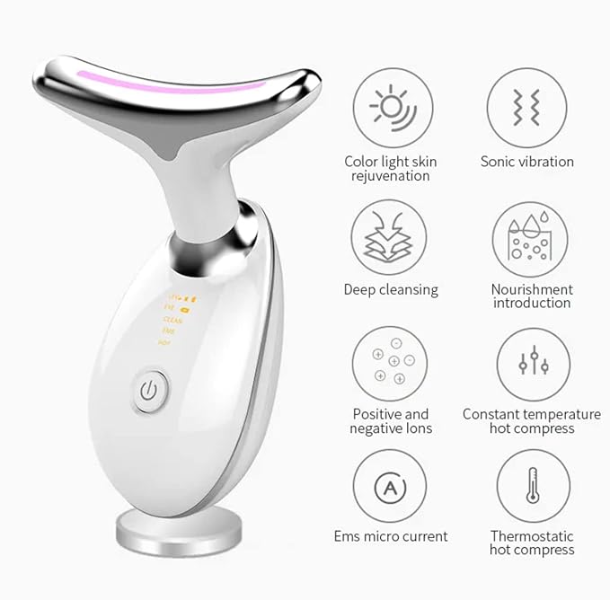 3 in1 Anti Wrinkle Removal, Face Neckk, Vibration Massage, Double Chin Reducer Improve Tighteninn