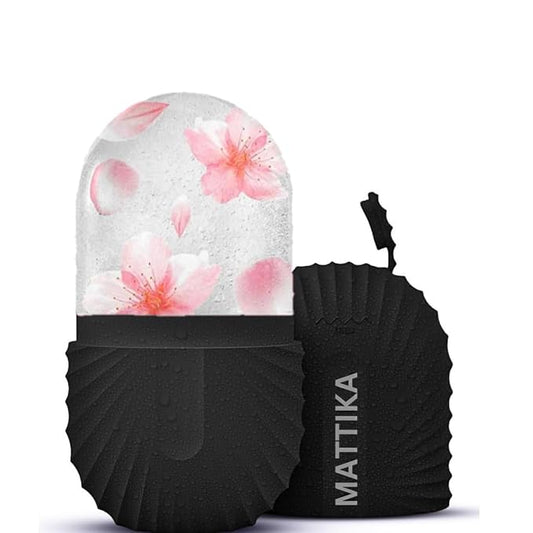 Ice Roller for Face and Eye Glow Naturally and Skincare, Ice Face Roller, Ice Facial Cube, Gua Sha Face Massage, Ice Roller Face for Beauty and Skin Care Gift for Men & Women Face Ice Roller (Black)