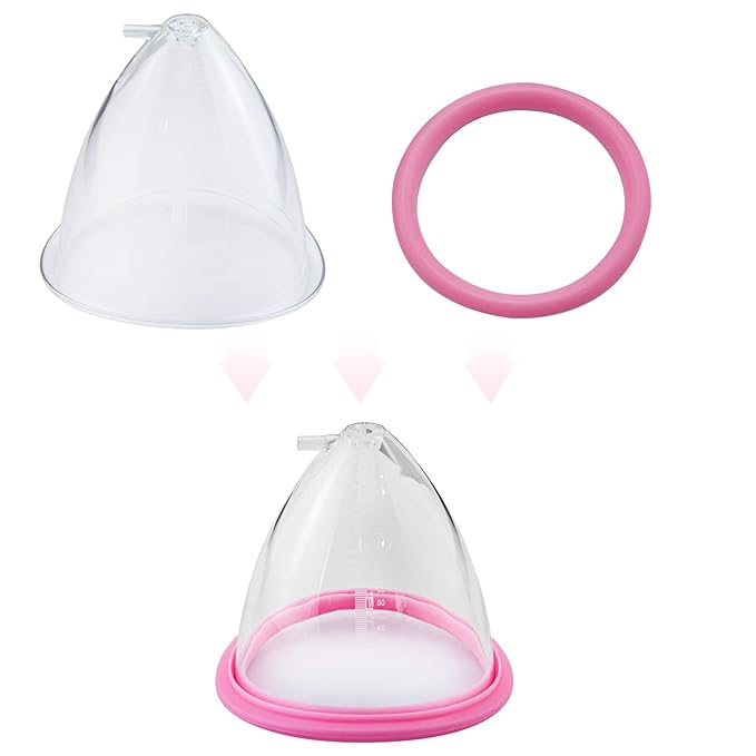 Elitzia Accessories Cup 70 80 90 105 120 One Pair Breast Enlargement Vacuum Pump Cups Shape Breast Lifting Machine Digital Breast Beauty Salon Spa Equipment Professional Beauty Instrument