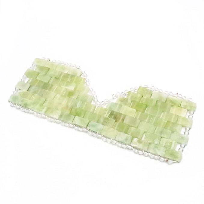 AITELEI Natural Jade Eye Mask Anti-Aging Facial Sleeping Eye Mask Hot or Cold Therapy Blindfold for Puffy Eyes, eye masks for dark circles and puffiness Massage Tool