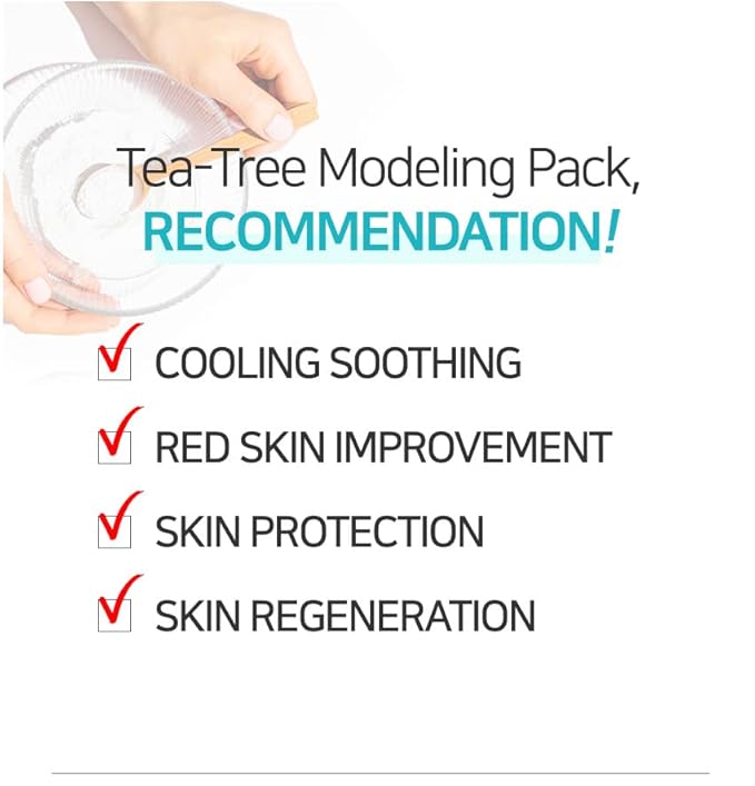 NEEDS NATURE Derma Tech Tea-tree Modeling Pack 400g + Pack Tool Set