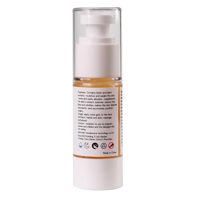 HGH Youth Care Gel,Visualsource Anti Aging Serum For Face To Body Renewal Natural Aloe Oligopeptide Essence Become Younger Gel Nourishing Remove Fine Lines And Wrinkles Rejuvenates The Skin