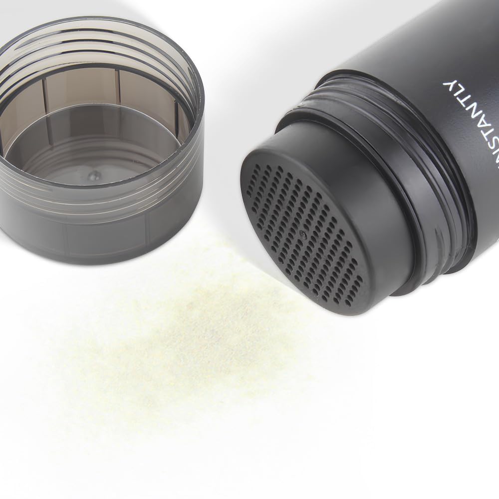 Hair Fibers for Thinning Hair for Women All-Natural Hair Building Fibers 0.98 Oz Hair Volume Powder Bald Spot Cover Up for Men & Women (Medium Blonde)