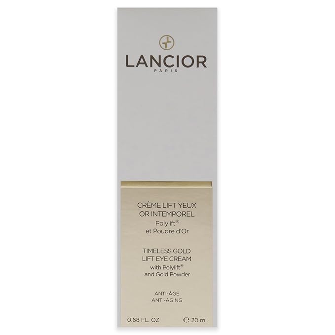 Timeless Gold Lift Eye Cream - Fights Against The Signs Of Aging Around The Eyes - Helps Skin Regain Suppleness - Brightens And Opens Up Eye Area - Highly Effective Ingredients - 0.7 Oz